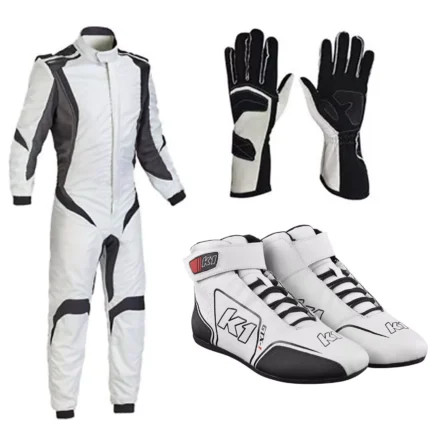 K1 Go Kart Racing  Complete Kit with Suit, Gloves and Shoes Digital Printed Level 2 Suit