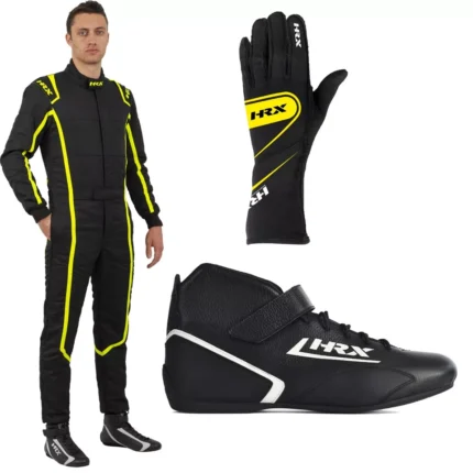 HRX Go Kart complete kit With Suit, Shoes, And Gloves Digital Printed  Karting with Customize Sizing