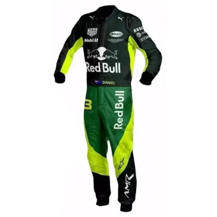 Red Bull Go-Kart Racing Suit Digital Printed Custom Designed Kart Suit for Kids & Adults